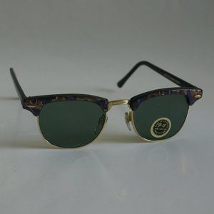 NWT TruVintage Soho/Clubman style w/purple marble laminate top brow G-15 glass